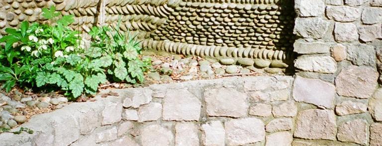 Stonework in Don and Sue's Garden